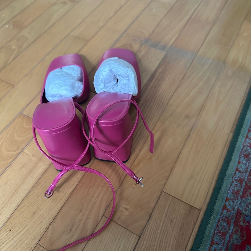 Mango Pink Platform Shoes